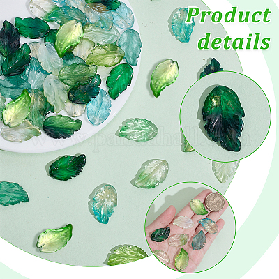 80 шт. 8 вида чешских стеклянных бусин&nbsp;GLAA-AR0001-69-1