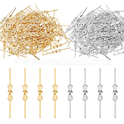 300 шт. пряжки-банты из сплава 2 цветов FIND-FH0009-85-1