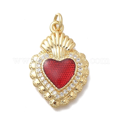 Латунные микро проложить кубического циркония подвески KK-D431-034C-G-1