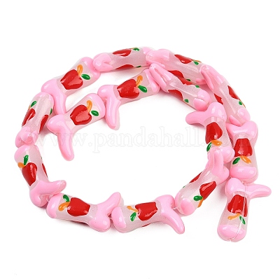 Бусины из стеклянной эмали LAMP-C020-02B-1