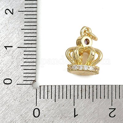 Латунные микро проложить кубического циркония подвески KK-Z123-01G-1