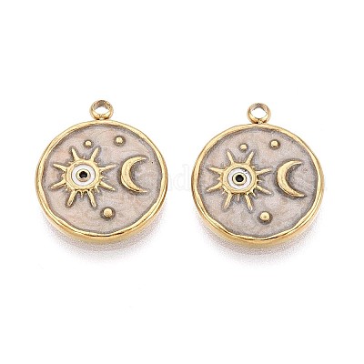 Подвески из нержавеющей стали 304 и эмали STAS-T068-79B-1