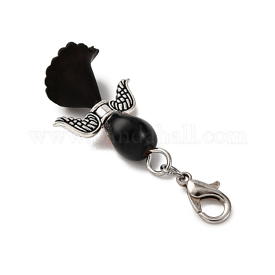 Акриловые подвесные украшения в виде черепа HJEW-JM04066-1