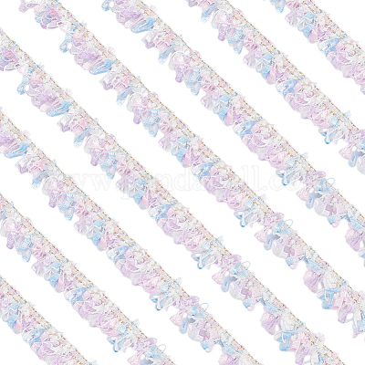 15 ярд полиэстеровой кружевной отделки SRIB-PH0001-57C-1