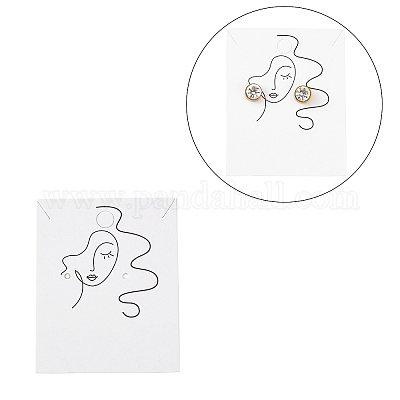 Картонных карт дисплей ювелирных изделий CDIS-H002-01B-01-1