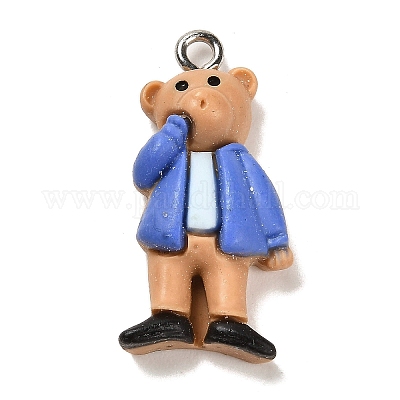 Подвески из непрозрачной смолы RESI-G097-01B-1