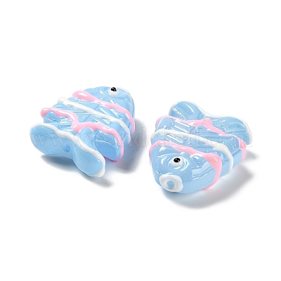 Выпечка окрашенные стеклянные бусины LAMP-I032-01D-1