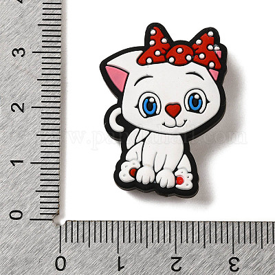 Силиконовые бусины в виде животных из мультфильмов&nbsp;SIL-S007-01B-1