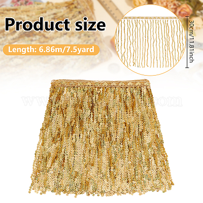 Эластичные бусины пайетки из ПВХ SRIB-WH0011-172-1