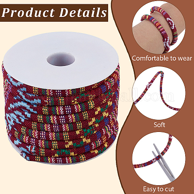 1 рулон этнических шнуров из полиэстера&nbsp;OCOR-CY0002-53A-1