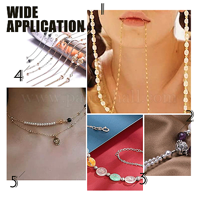 360 шт. 6 стиля 2 размера латунные бусины KK-PH0001-71-WH-1