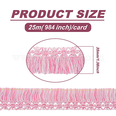 Лента с кисточками из полиэфирной пряжи MP-TAC0001-11A-1