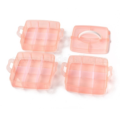 Прямоугольный портативный пластиковый съемный ящик для хранения из полипропилена CON-D007-02B-1