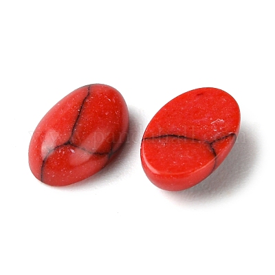 Синтетических бирюзовый кабошон G-A094-01A-43-1