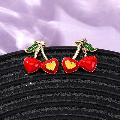 Латунные микро проложить серьги стержня кубического циркония EJEW-D328-01G-01-1