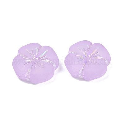 Матовые прозрачные акриловые бусины X1-OACR-P029-19B-04-1