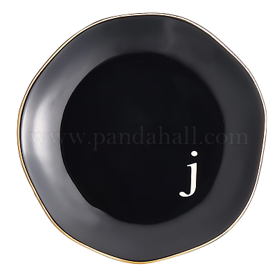 Круглая керамическая тарелка для украшений AJEW-WH20067-015A-1