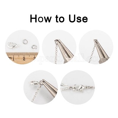 Застежки-карабины из полированной хирургической нержавеющей стали 316 STAS-R072-11A-1