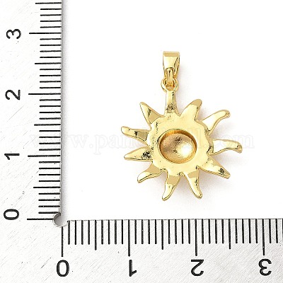 Латунные подвески KK-P334-08G-1