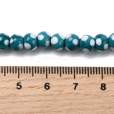 Бусины лэмпворк &nbsp;LAMP-D002-6mm-01E-1