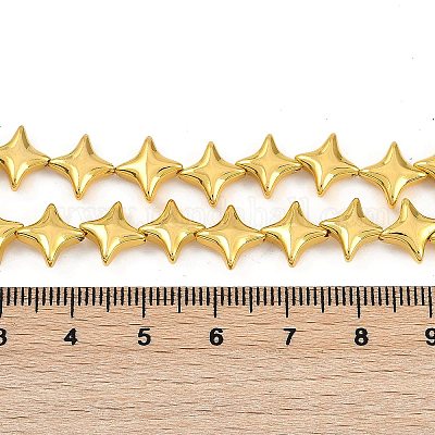 Гальванические нити из синтетических немагнитных гематитовых бусин G-C156-04G-1