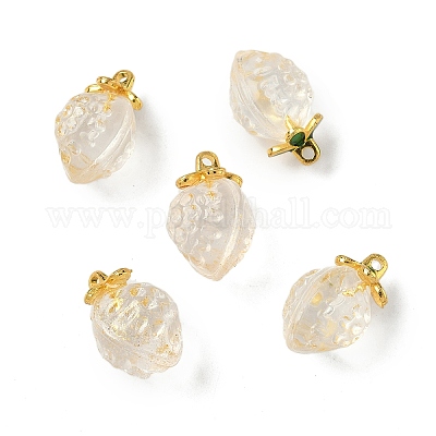 Прозрачные стеклянные подвески GLAA-P072-03G-10-1