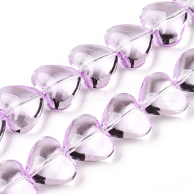 Прозрачные стеклянные бусины нити GLAA-T023-13G-1