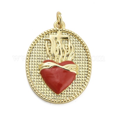 Латунь эмаль подвески KK-H527-01C-G01-1