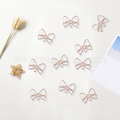 100шт железная скрепка&nbsp;AJEW-CP0009-60RG-1