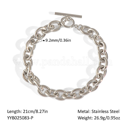 Браслеты-цепочки из нержавеющей стали 304 для женщин FK9892-2-1