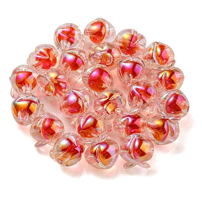 УФ-покрытие радужными переливающимися акриловыми бусинами OACR-F004-02B-1