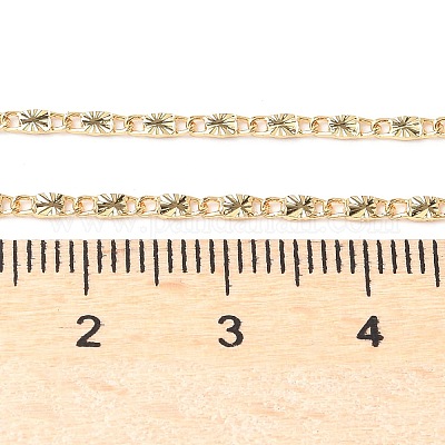 Латунь цепи ожерелья MAK-L009-17G-1