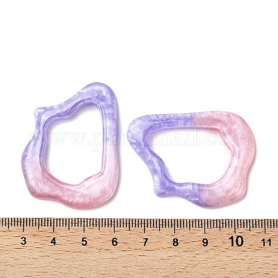 Кабошон из полупрозрачной смолы с декодированием RESI-M040-03C-1