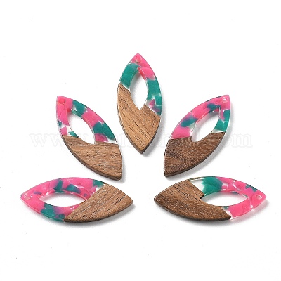 Подвески из смолы и ореха FIND-R051-12B-1