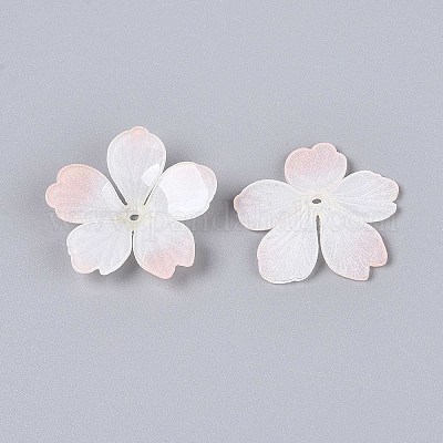 Колпачки для акриловых бусин в виде цветов SACR-T017-51B-1