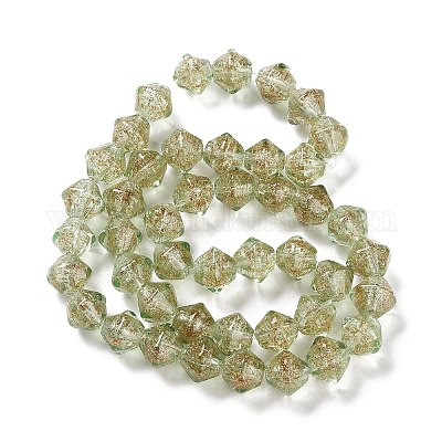 Бусины ручной работы бусины золотого песка LAMP-Q036-04F-1