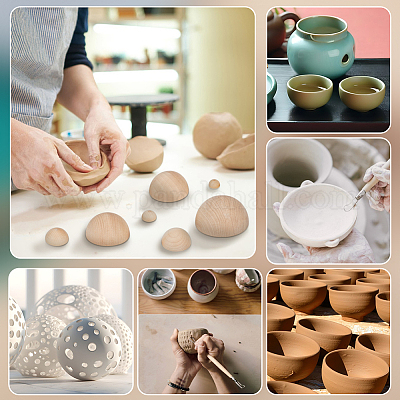 12 шт. 12 стиля деревянных кабошонов WOOD-BC0001-41-1