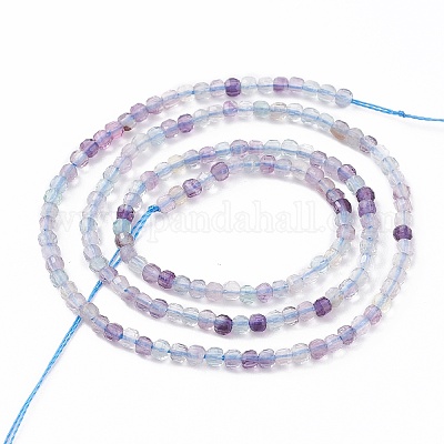 Природного флюорита бисер нитей&nbsp;LS-G-H266-21-1