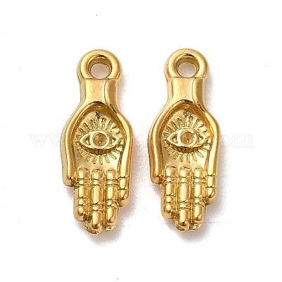 Подвеска из нержавеющей стали 304 со стразами STAS-I203-57G-1