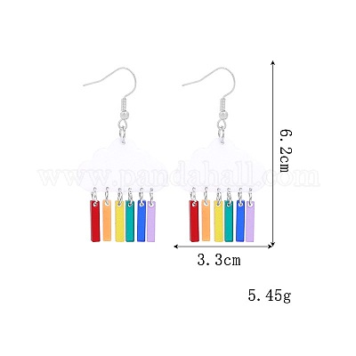 Сплав болтающиеся серьги NV4025-3-1