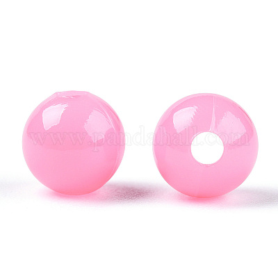 Непрозрачные пластиковые бусины KY-T005-6mm-602-1