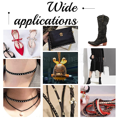 10 ярд плоской искусственной замшевой ленты DIY-PH0009-15-1