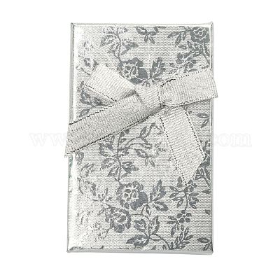 Прямоугольник картона комплект ювелирных изделий коробки CBOX-S013-02-1