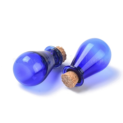 Украшение из стеклянных пробковых бутылок AJEW-O032-02A-1