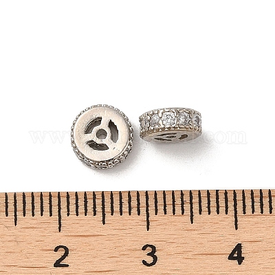 Стойки обшивки латунь кубического циркония бусы KK-K273-13P-1