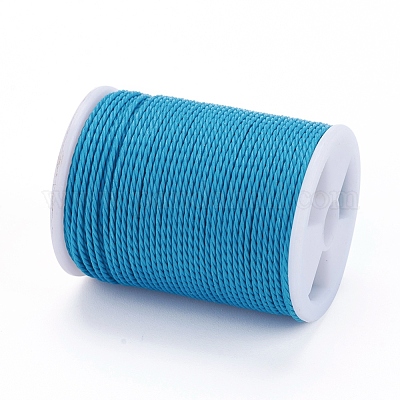 Круглый вощеный полиэфирный шнур X-YC-G006-01-1.0mm-14-1