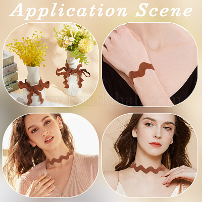 Лента из полиэстера с волнистой бахромой длиной 9 ярд. OCOR-XCP0002-94E-1