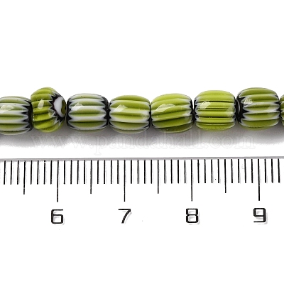 Бусы лэмпворк ручной работы LAMP-K041-01A-25-1