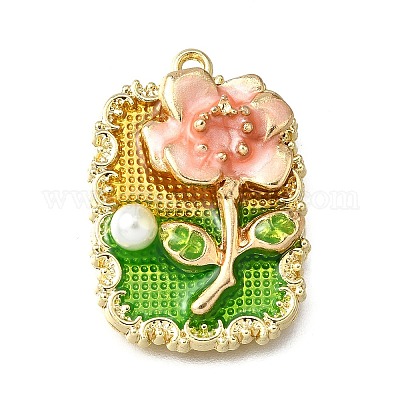 Подвески из эмали и сплава ENAM-K076-02E-G-1