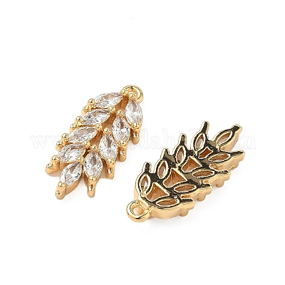 Латунные микро проложить кубического циркония подвески KK-S531-14G-C-1